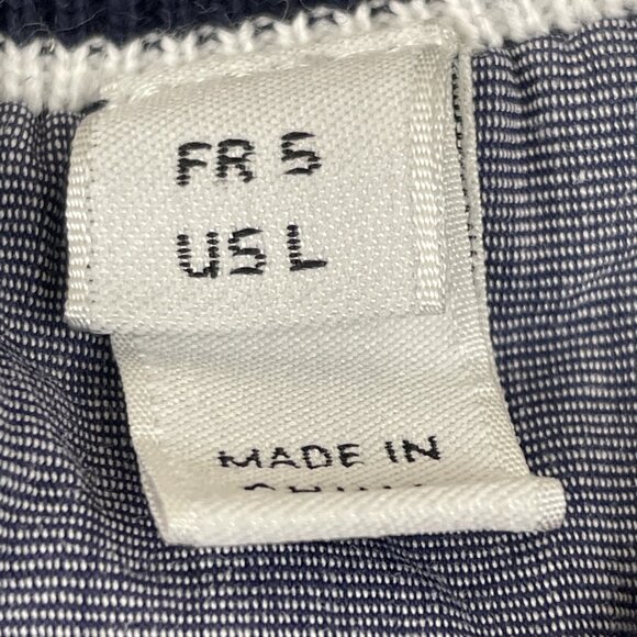 Lacoste Sweater Men’s L Navy V-Neck Classic Fit Cotton Timeless Knitwear Logo - Picture 4 of 8